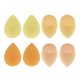 thumbnail image 4 of 8x Set De Esponjas De Maquillaje Base De Maquillaje Cheese Mango, 4 of 5