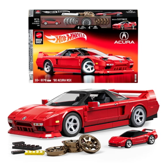 Bloques Mattel Brick Shop Hot Wheels Elite Acura NSX '90 10+ Años
