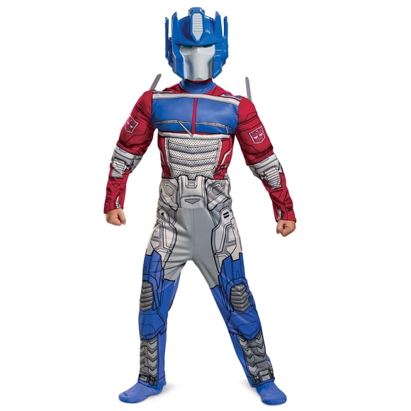 Disfraz Optimus Prime Transformer para niños, talla L 10-12