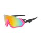 thumbnail image 1 of Lentes de Sol Ciclismo B-090 UV400 Marco TR90 Fucsia Lente Multicolor Unisex, 1 of 4
