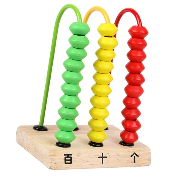 Ábaco De Madera Con Tablero Digital - Juguete Educativo Montessori Para Aprender Matemáticas