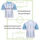 thumbnail image 5 of Camiseta de fútbol DIBEI Argentina Copa Mundial 2026 talla S, 5 of 5