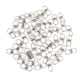 thumbnail image 3 of 50 Piezas De Conectores De Anillo De Llave Giratorios, Eslabones De Cadena De Dos Extremos, 12mm, Plateado, 3 of 3