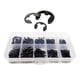thumbnail image 1 of 580x Abrazaderas De Retención Externas Arandela De Anillo Con Estuche De Almacenamiento 10 Tama?os Negro, 1 of 3