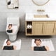 thumbnail image 2 of Juego de 3 Alfombras de Baño Desmarcar Terciopelo Coral Desayuno en Tiffany's, 2 of 6