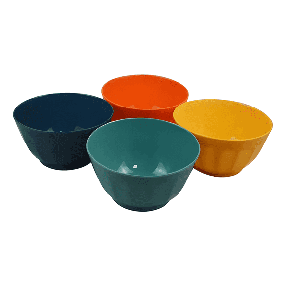 Pack 4 bowls plástico YIGOU 650ml surtidos apto microondas