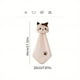 thumbnail image 4 of 1pc Cartoon Cat Hand Towel, Coral Fleece Pocket Cat Embroidered Washcloth, Bathroom Hanging Absorbent Towel, Kitchen Bathroom Dual-use Wipe Hand Towel, 4 of 5