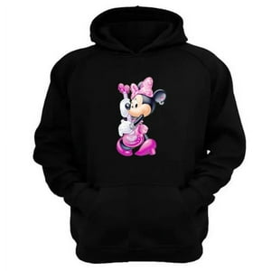 Genérico - Polerón Canguro Ratoncita M. Negro Talla Xl Unisex