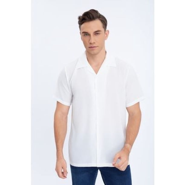 Camisa Hombre Regular Fit Verano Fashion Manga Corta 0178