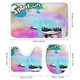 thumbnail image 3 of Splatoon-theme 4-Piece Shower Curtain Set with Rugs, Waterproof Bathroom Decor Set Includes Bath Mat, U-Shaped Rug, Toilet Lid Cover and Curtain with Hooks, 3 of 6