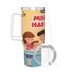 thumbnail image 3 of La Señorita Polly Tenía una Muñeca Vaso aislado de acero inoxidable con asa, diseño temático, regalo para familia, amigos y fans; incluye pajita y encaja en el portavasos estándar, 40 oz, 3 of 6