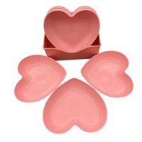 Bothyi - Platos Para Servir Frutas, Plato Decorativo En Forma De Corazón Para Galletas De Frutas, Fiesta, Color Rosa