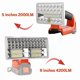 thumbnail image 5 of Luz de Trabajo LED de 40W para Black and Decker Batería de Litio de 14.4V-20V Linterna Inalámbrica Linterna Portátil con Puerto USB 9 Pulgadas, 5 of 9