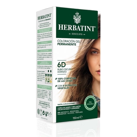 Herbatint - Coloración Permanente Natural 6D - Rubio Oscuro Dorado