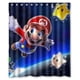 thumbnail image 1 of Cortina de ducha Super Mario, juego de cortina de baño con ganchos, tamaño 60 x 72 pulgadas, 1 of 3