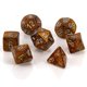 thumbnail image 2 of Juego de dados Chessex D&D Glitter, poliédrico dorado y plateado, 7 unidades, 2 of 5