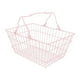 thumbnail image 2 of Canasto De La Compra Canastos De Almacenamiento Con Asa Para Cosméticos Debajo Del Cobertizo Del Gabinete Rosa, 2 of 3