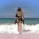 thumbnail image 2 of Chica Indiscreta Toalla de playa de secado rápido con diseño temático, regalo para mujeres y niñas, ideal para cumpleaños, fans, amantes de la música, uso en la playa o al aire libre, 78 × 150 cm, 2 of 6