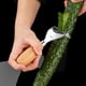 thumbnail image 4 of Pelador de verduras y patatas para cocina, pelador de acero inoxidable en forma de Y con mango ergonómico antideslizante., 4 of 5
