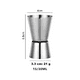 thumbnail image 3 of Medidor Dosificador Tragos Onza Bar Bartender 15-30 Ml, 3 of 3