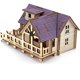thumbnail image 3 of Puzzle 3D MPIUET Log Cabin de Madera con Corte Láser, Tamaño 112, 3 of 3