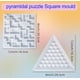 thumbnail image 2 of Pyramid Resina Puzzle Molds, 2 piezas Puzzle Silicona Mold Epoxy Resina Casting,Easy Demold DIY Building Blocks Molds Resina,Puzzle Juguete Silicona Molds, Silicona Mold fo Manualidads, 2 of 7