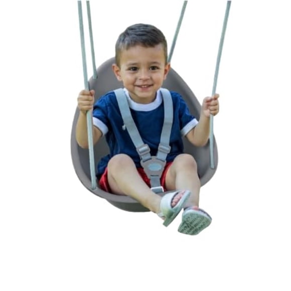 Swing Coconut Para Niños Pequeños Color Gris De 6 A 36 Meses