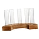 thumbnail image 2 of Macetero Tubo de Ensayo Vidrio con Soporte de Madera, 2 of 3