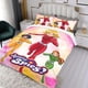 thumbnail image 3 of Totalmente Espías Conjunto de sábanas temático, trío de piezas, cómodo y amigable con la piel, diseño único, regalo de decoración para el hogar para familiares, amigos y fans, 90 cm * 190 cm, 3 of 6