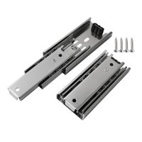 Bothyi - Rieles De Repuesto Para Cajones De Gabinetes, Rieles Para Muebles, Tocador, Dormitorio, Longitud De 4 Pulgadas, Color Blanco