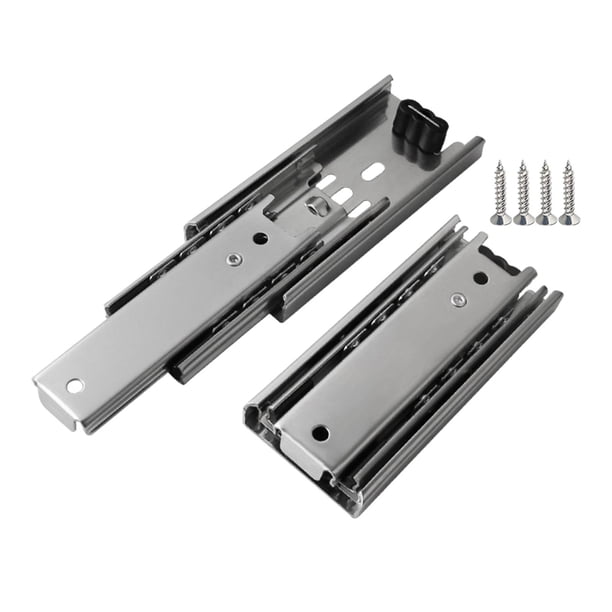 Rieles De Repuesto Para Cajones De Gabinetes, Rieles Para Muebles, Tocador, Dormitorio, Longitud De 4 Pulgadas, Color Blanco