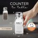 thumbnail image 3 of Set de saleros y pimenteros de vidrio Brighter Barns Modern, 3 of 3