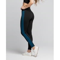 Flix Spa - Calza Mujer Algodón Nacional Tiro Alto Con Franja Lateral Alta Calidad