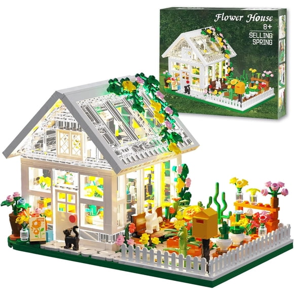 Set de construcción Casa de Flores LED LEGPS YYDS