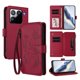 thumbnail image 1 of Funda Cartera Mariposa para [Xiaomi 15 Pro] con Soporte y Cremallera Rojo, 1 of 6