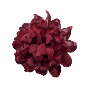 Ioensy - Broche De Flor Grande Para Mujer, Elegante Alfiler De Solapa Para Traje De Banquete De Baile, Color Rojo Oscuro