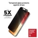 thumbnail image 3 of Protector de pantalla ZAGG Glass+ Defense Elite Privacy iPhone, 3 of 9