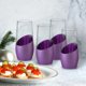thumbnail image 4 of Juego de 4 copas de champagne MyGift 310 ml púrpura y dorado, 4 of 7