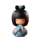 thumbnail image 3 of Mu?ecas Kokeshi, Pintura A Mano, Cultura Asiática Para Escritorio, Adorno, Regalo De Cumplea?os, Azul, 3 of 5