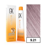 Gkhair - - Tintura Cream Color Permanente Vegana 100Ml + Oxidante - 9.21 Rubio Clarisimo Perla Irisado