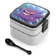 thumbnail image 1 of Gengar Fiambrera de Doble Capa, Contenedor de Almuerzo Portátil Apilable, Almacenamiento de Alimentos Hermético a Prueba de Fugas, 1000ml, 1 of 6