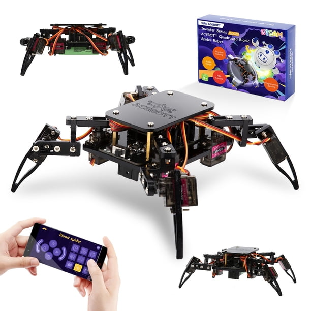 Kit de robótica ACEBOTT ESP8266 Spider con control por app
