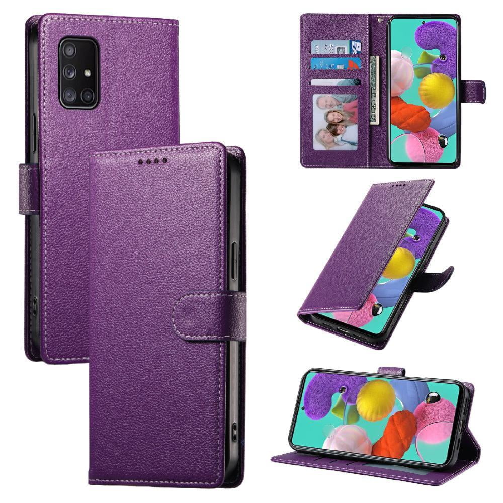 Funda Para Foxdock Samsung Galaxy A71 4g– Cuero Premium, 3 Ranuras Para Tarjetas, Protección Contra Impactos