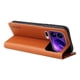 thumbnail image 5 of Funda Billetera de Cuero para Xiaomi 17 Pro Max con Tarjetero y Soporte - Tapa Magnética Marrón, 5 of 5