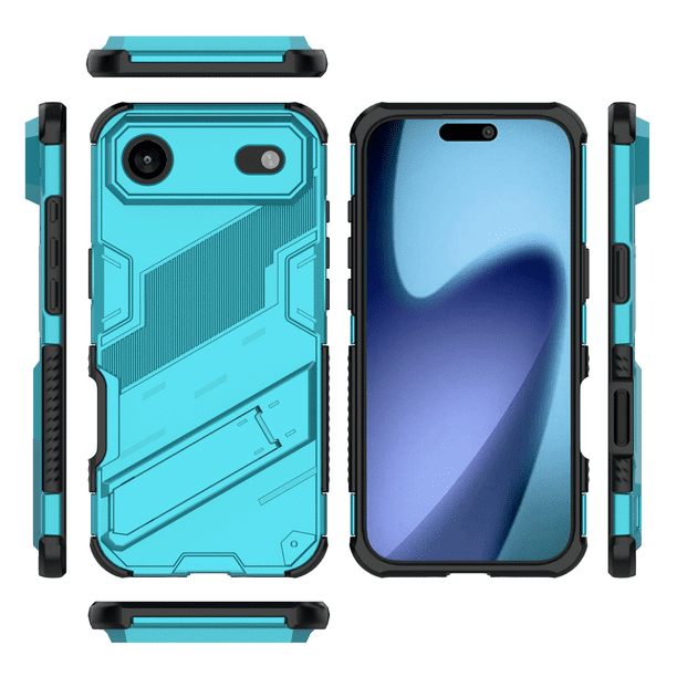 Funda GANGXUN Antigolpes para iPhone 17 Air con Soporte Invisible, Antihuellas y Protección Completa