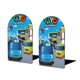 thumbnail image 1 of Tayo el Pequeño Autobús Sujetalibros decorativos temáticos, tope para estantería con base antideslizante, uso dual para hogar y oficina - 2 piezas, 1 of 6