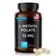 thumbnail image 1 of Suplemento Zenavea L-metilfolato 15 mg 120 Cápsulas Veganas, 1 of 3