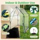 thumbnail image 3 of Invernadero GreenGiggle 91x91x150 cm con cubierta de PVC y cremallera, 3 of 7