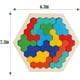 thumbnail image 2 of Puzle de Madera con Forma Hexagonal Juguete Didáctico, 2 of 6