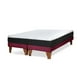thumbnail image 2 of Cama Europea Zen Pro Colchon Resortes 2 Plazas Base Dividida Tela Burdeo, 2 of 3